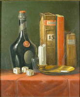Stilleben mit Champagnerflasche (1940)